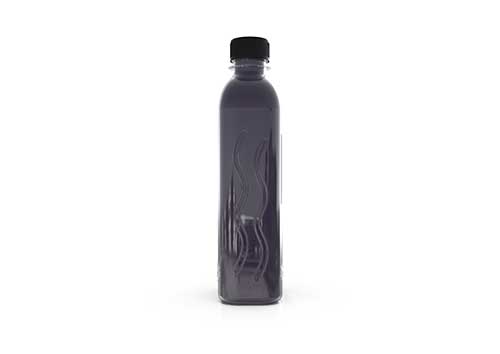 16oz embossed cold pressed pet juice bottles with caps for sale