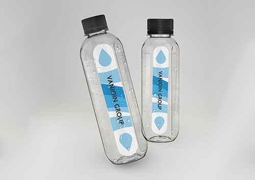 Clear cheap plastic pet juice bottles with tamper evident caps form china manufacturer