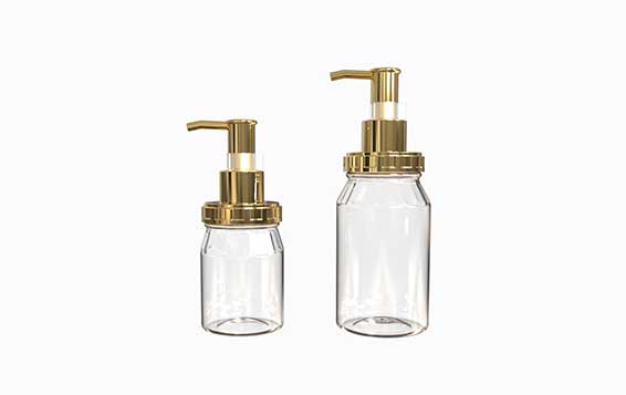 Free sample colored small plastic pet pump bottles wholesale with logo