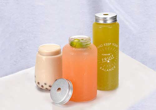 Best clear 16oz plastic milk bottles with lids and straws bulk slae