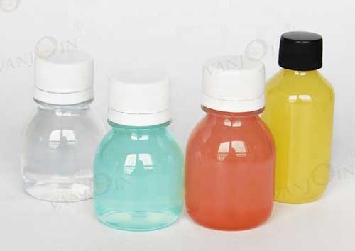 38mm neck mini small plastic juice bottle with twist off top