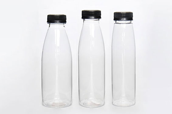 Disposable food grade clear Plastic Beverage Bottle 400ml PET Ring