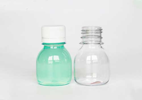 Free sample 2oz 60ml clear pet juice bottles with tamper evident caps