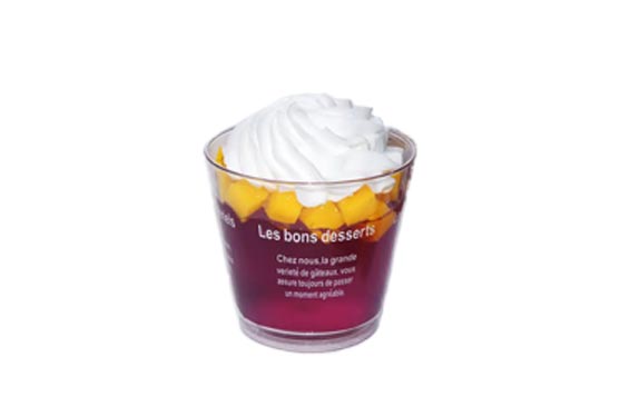 Best small clear 100ml plastic cake parfait cups with lids for dessert