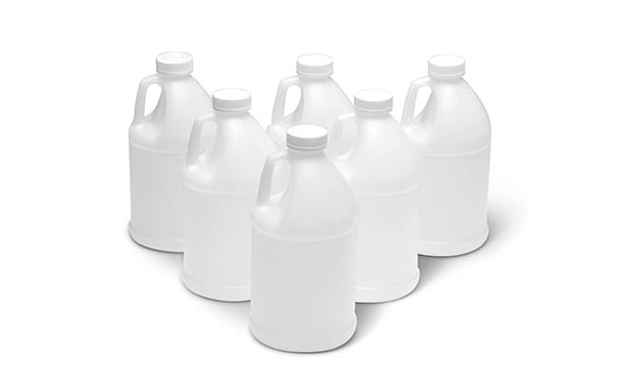 Bulk sale HDPE 1000ML plastic gallon milk jug with handle from supplier direct