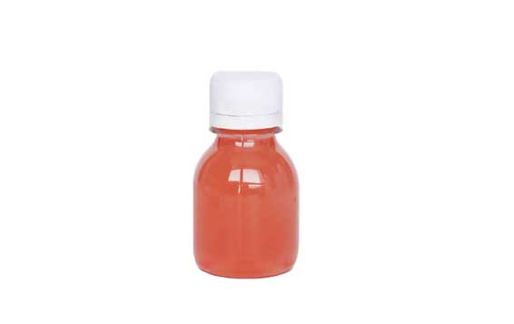 Food grade 2oz small shot bottles with lids, wholesale plastic ginger shot bottles with caps, 60ml mini liquor bottles, mini travel bottles for juice whiskey milk