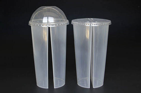 Two-Tier Bubble Cup - Clear