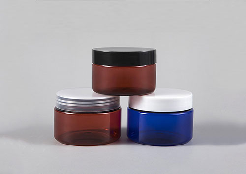 PET small clear cosmetic plastic cream jars cosmetic face cream jar for sale