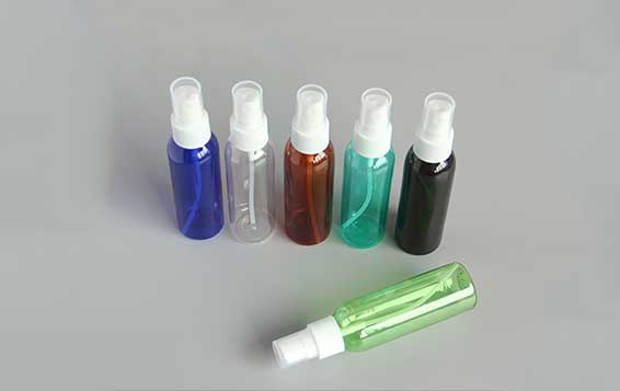 empty plastic cosmetic bottles