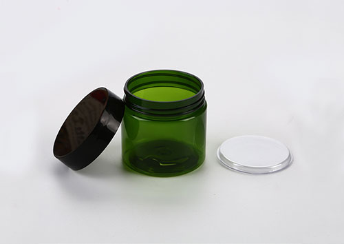 PET small clear cosmetic plastic cream jars cosmetic face cream jar for sale