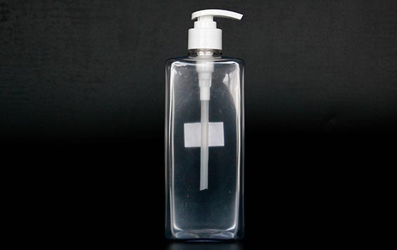 High quality lightweight clear plastic lotion bottle with clip pump screw pump