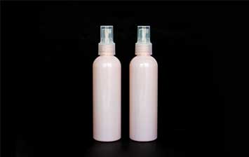 PET custom color plastic lotion emulsion bottles with pump and cap