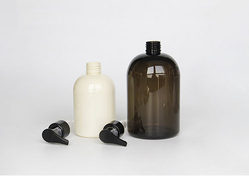 500ml amber plastic cosmetic containers spray bottle