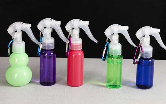 Small beauty containers 100ml plastic cosmetic spray bottles wholesale