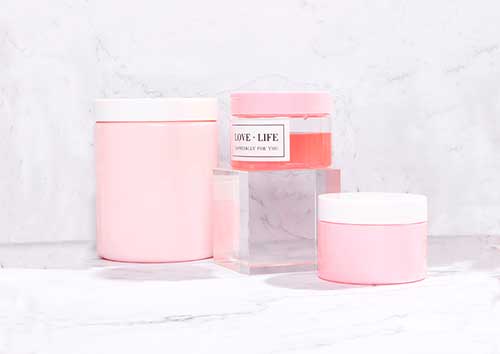 Clear 30 gram small plastic cream jar for sale from cosmetic jar manufacturer