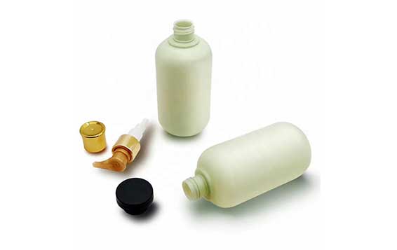 Wholesale empty 16oz plastic soap bottles with dispenser and gold caps