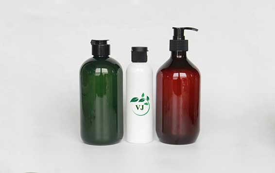 Custom color 300ml 400ml 500ml clear plastic soap bottles with pump