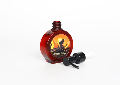 Small flat round pump spray bottle travel pump bottle 