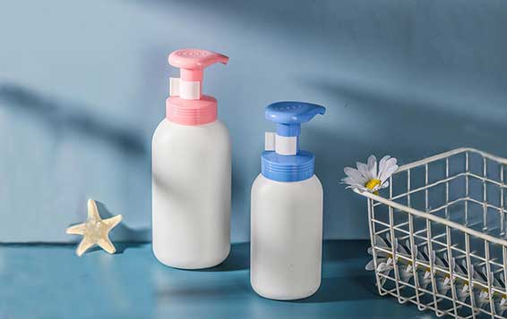 HDPE refillable 500ml hair conditioner plastic bottles with pump and clip bulk