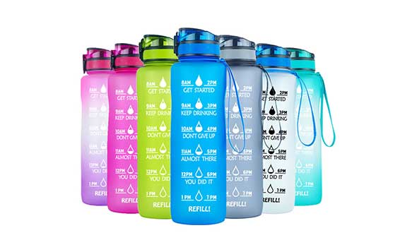 Custom color leak proof BPA free 1000ml plastic tritan sports drink bottle