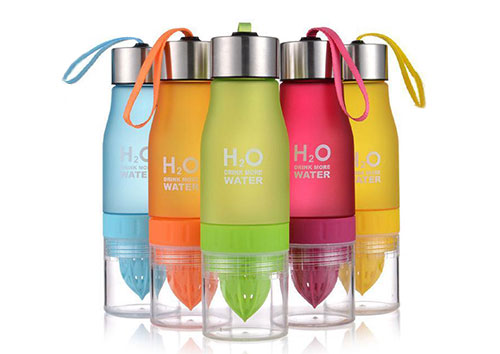 Portable tritan fruit infuser water bottles wholesale,reusable infusion bottle bulk for lemon