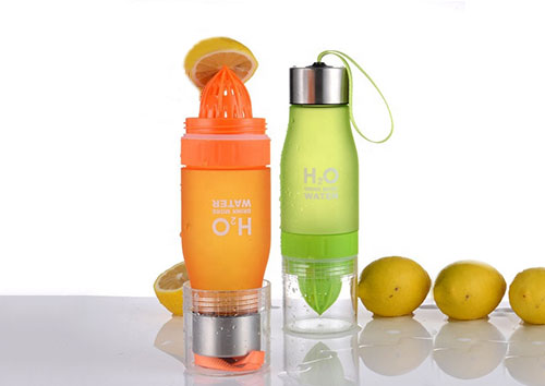 Portable tritan fruit infuser water bottles wholesale,reusable infusion bottle bulk for lemon