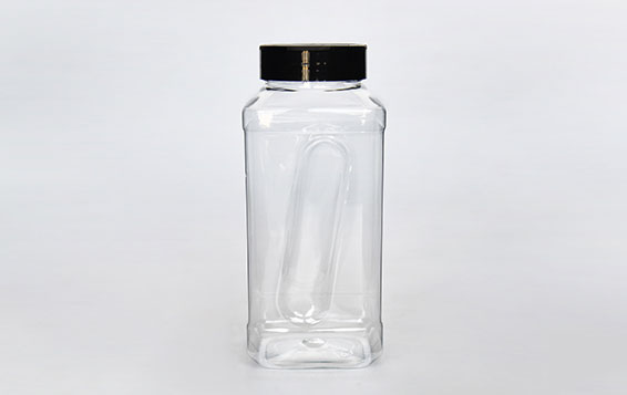 Airless vacuum large food grade plastic jars with lids bulk