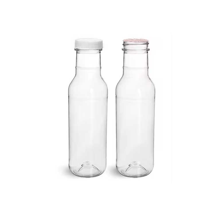 Wholesale squeezable 8oz plastic master sauce bottle with cap and liner for kitchen