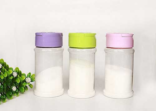 Bulk sale 500ml plastic spice jar with shaker lids from spice jars