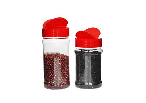 8oz PET Round Spice Jar Plastic Seasoning Bottle For Spice