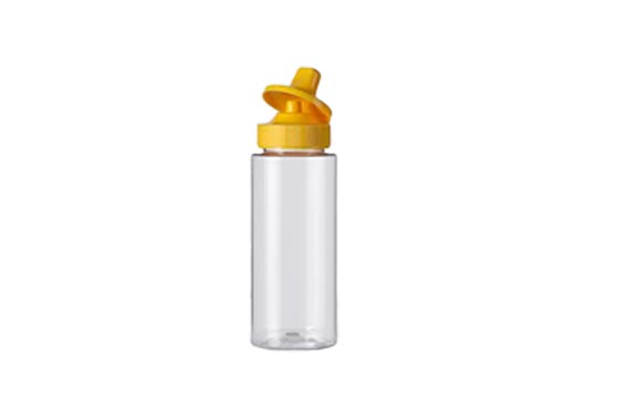 Custom refillable 8oz 12oz PET plastic squeezable honey dispenser wholesale